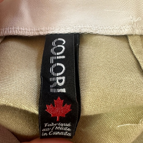 COLORI White Faux Leather skirt US M - Picture 6 of 10